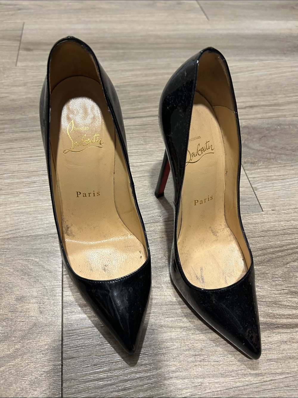 Christian Louboutin So Kate AUTHENTIC 120mm Black Patent
